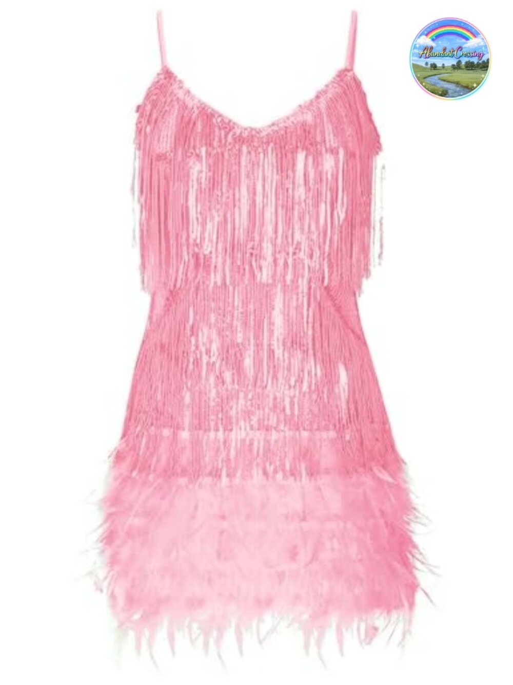 Sequin Cocktail Dress 1920s Flapper Fringe Mini Gatsby Party Dress